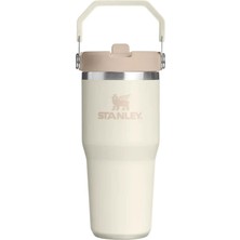 Stanley The Iceflow Flip Straw Pipetli Termos Bardak 0,41 Lt | Krem