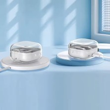 Galaxy Buds 4 / Buds 4 Pro Uyumlu Şeffaf Premium Kulaklık Kılıfı – Güvenlik Kilidi Mekanizmalı, Darbe Emici Tpu Malzeme (Şeffaf)