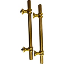 Mucize Dolap - Çekmece Kulp - Sarı - Çift (Iki Adet) - 20 cm - Alüminyum