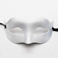 Ett Beyaz Renk Masquerade Kostüm Partisi Venedik Balo Maskesi