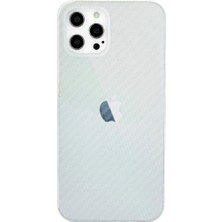 Renas Store Iphone 12 Pro Max Kılıf Karbon Pp Silikon - Şeffaf