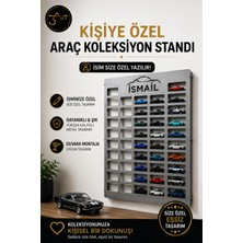 3Art Metal Kişiye Özel  Araba Koleksiyon Panosu - Oyuncak Araba Sergileme Standı