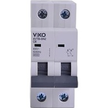 4VTB-2C06 Otomatik Sigorta 4,5ka C Tipi 2 Kutup 06A