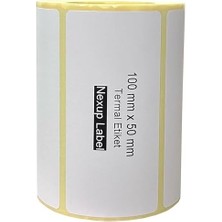 100X50 mm Termal Etiket, Barkod/adres/kargo Termal Etiketleri,  ve Diğer Yazıcılarla Uyumlu