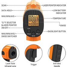 Thermopro TP30 Yüksek Hassasiyetli Profesyonel Kızılötesi Termometre, -50°c Ila 550°C (-58°f Ila 1022°F) Ayarlanabilir Emisiviteli Dijital Lazer Termometre (Vücut Kullanımı Için Değildir)