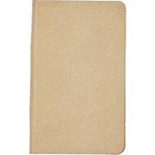 Vantas KN-125-BJ Termo Suni Deri Not Defter, Bej