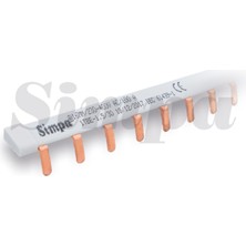 Simpa 1tbe-Mt/1,5 Müşterek Bara 1,5mm Erkek 1 Faz 1 mt - 56 Otomat Için - 100A - 30 Adet