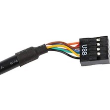 AL-4584 9 Pin USB 2.0 Dişi - 19 Pin USB 3.0 Erkek Çevirici Dönüştürücü Adaptör Kablosu