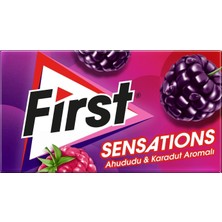 First Sensations Ahududu Karadut Aromalı Şekersiz Sakız 27 gr