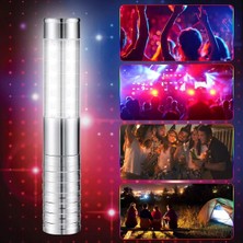 Mucize LED Strobe Baton Işık LED Şişe Servis Işığı, 7 Renk Yeniden Kullanılabilir LED Işık I Elde Taşınabilir Işık Ktv, Bar, Gece Kulüpleri, Düğünler, Partiler Etkinlik Malzemeleri (Gümüş)