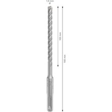 1x Pro Sds Plus-5x Kırıcı Delici Delme Ucu (Donatılı Beton, Beton, Ø 7,00 Mm, Professional Aksesuar Kırıcı Delici)
