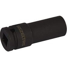 1108067010 1/2" Altı Köşe Havalı Derin Lokma Anahtar, Siyah, 10 mm