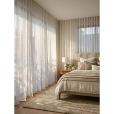 Süper Home Shıne Tül Perde Ekru 300 x 270