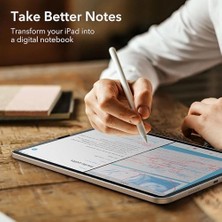Kağıt Hissi Mıknatıslı Çıkarılabilir 10.2 Ekran Koruyucu Pro 13 2024 Mat Ekran Koruyucu Çizim ve Yazma Ince Nano Air 4-5 10.9 Ekran Koruyucu Paper Hissi (Ipad 10.2 Paper)