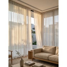 Süper Home Shıne Tül Perde Beyaz 300 x 270