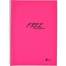A4 80 Yp. Çizgili Pp Kapak Spiralli Free Defter