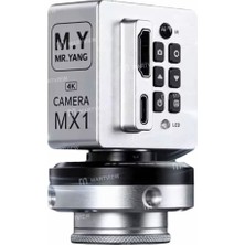 Kızılelma Teknik Mr.yang Mx1 HDMI ve Type-C Çift Çıkışlı 8mp Sony Cmos Sensörlü 4K Endüstriyel Mikroskop Kamerası