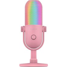 Razer Seiren V3 Chroma - Rgb USB Mikrofon - Tap-To-Mute Özellikli Süperkardioid Kondenser Mikrofon (