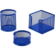 Perfore Üçlü Set Lacivert