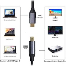 Type-C To 4K Minidisplay 1,5 Metre Port Kablosu