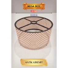 Renas Store Antik Kiremit Lambader Başlığı 35 cm Mega Boy