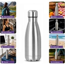 Motto Ticaret Sunup SN-25713 Şişe Tipi 500 Ml. Paslanmaz Çelik Termos