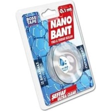 Tape Nano Bant Şeffaf Çift Taraflı 19 mm x 1 mt
