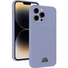 Renas Store Iphone 13 Pro Kılıf Kelvin Kartvizitli Silikon - Lila