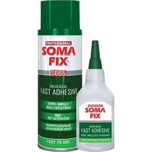 CATEKSSS 100 ml Süper Hızlı Yapıştırıcı Şok Çift Komponentli Mdf Kit - Hızlı Yapıştırıcı Şeffaf