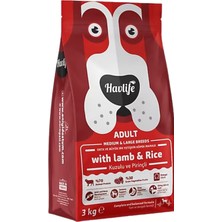 Havlife Kuzulu ve Pirinçli Orta Büyük Irk 3 kg Yetişkin Köpek Maması