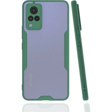 Renas Store Vivo V21 Kılıf Platin Silikon - Yeşil