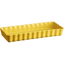 Meks Emile Henry Tart-Börek Fırın Kabı Dikdörtgen 36.5 x 15 cm Mat Sarı/provence Yellow
