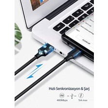 2.0 A Usb-A & Usb-C Şarj ve Data Kablosu, 1.5 Metre, Beyaz, 60122
