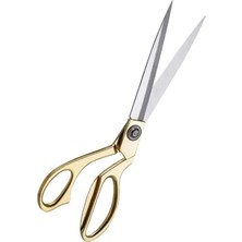 Meks Janissary Kumaş, Deri, Kot Kesim 24CM Altın Sarısı Profesyonel Terzi Makası, 653524612
