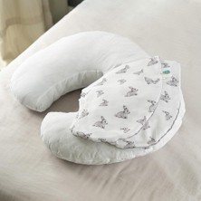 Meks Müslin Bebek Emzirme Destek Yastığı Kılıfı - Iconique Lapin
