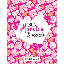 Meks Agenda Maestra 2023 2024 - 100% Maestra Speciale: Regalino Maestre Fine Anno, 1 Settimana Su 2 Pagi