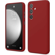 Renas Store Samsung Galaxy S24 Fe Kılıf First Silikon - Kırmızı