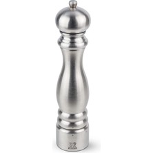 Meks Peugeot 32524 Paris Chef Tuz Değirmeni Paslanmaz Çelik, 6,97 x 6,97 x 30 Cm, Gümüş