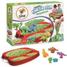 Lino Lıno Kinetik Kum Seti Dinazorlar 350 gr Kum+6 Kalıp LN-553