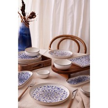Meks Kütahya Porselen Bone Tile Legacy 15 Parça 6 Kişilik Kahvaltı Takımı
