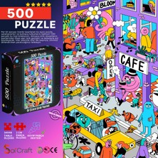 Soi Craft 500 Parça Puzzle Bir Çizimin Içinde Yaşamak # 905