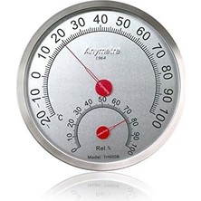 Meks TH600B Termometre Nem Ölçer Higrometre, Siyah