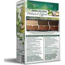 Amonyaksız, Vegan, Doğal, Besleyici Kalıcı Saç BOYASI%100 Beyaz Kapama (1 Paket 2 x 50 ml Boya & Oksidan) (Bal Köpüğü 8.3)