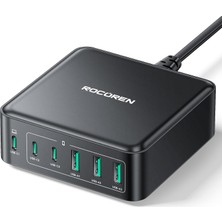 Meks Rocoren 160W 3*type-C 3*usb-A 6 Portlu Gan Masaüstü Istasyonu
