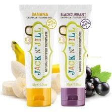 Meks N' Jıll N Jill Doğal Macunu Muz & Frenk Üzüm Aromalı 2'li Paket (2X50G)