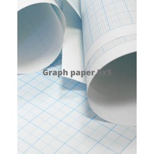 Meks Graph Paper 5x5: Engineering Paper Pad, Graph Paper, 5x5 (5 Squares Per Inch), 8.5"X11"