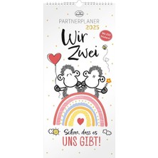 Meks Sheepworld Partnerplaner 2025: Wir Zwei. Schön, Dass Es Uns Gibt.. Wandkalender Mit Zwölf Monatssei