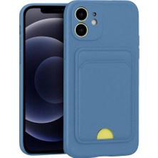 Renas Store Iphone 11 Kılıf Kelvin Kartvizitli Silikon - Mavi