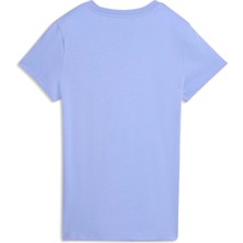 Puma Kadın / Kız Mor Puma Ess No. 1 Logo Tee Mor Kadın T-Shirt