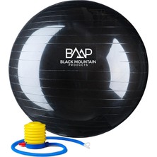 Meks Black Mountain 2000LBS Statik Strength Exercise Professionals Stability With Pump 85 cm Gym Ball 90